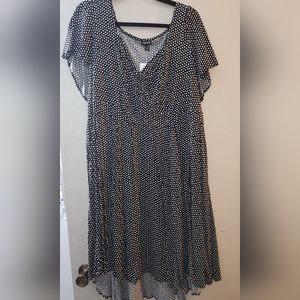 TORRID Challis Shirred-Front Skater Dress, 3X, with tags